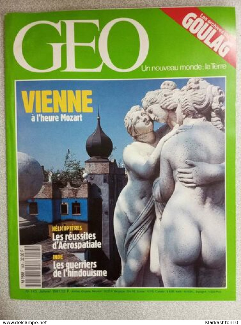 Geo Nº 143 / Janvier 1991 - Andere & Zonder Classificatie