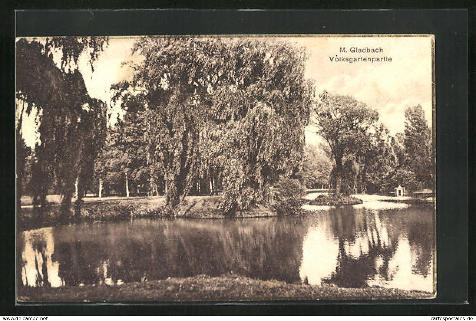 AK Mönchengladbach, Volksgartenteich  - Mönchengladbach