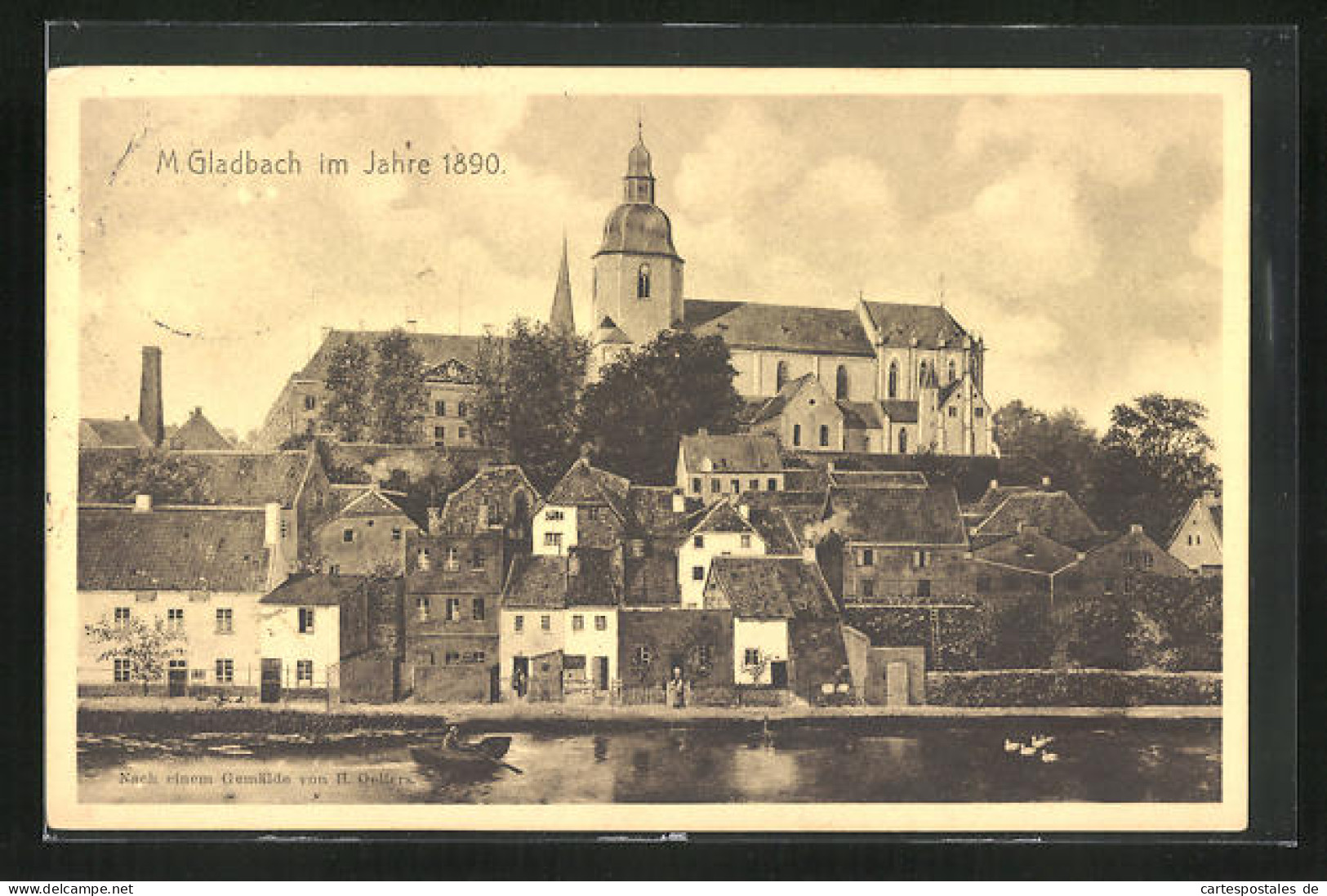 AK Mönchengladbach, Kirche Im Jahre 1890  - Moenchengladbach
