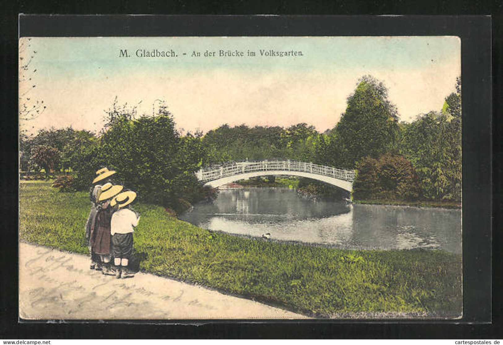 AK Mönchengladbach, Kinder An Der Brücke Im Volksgarten  - Moenchengladbach