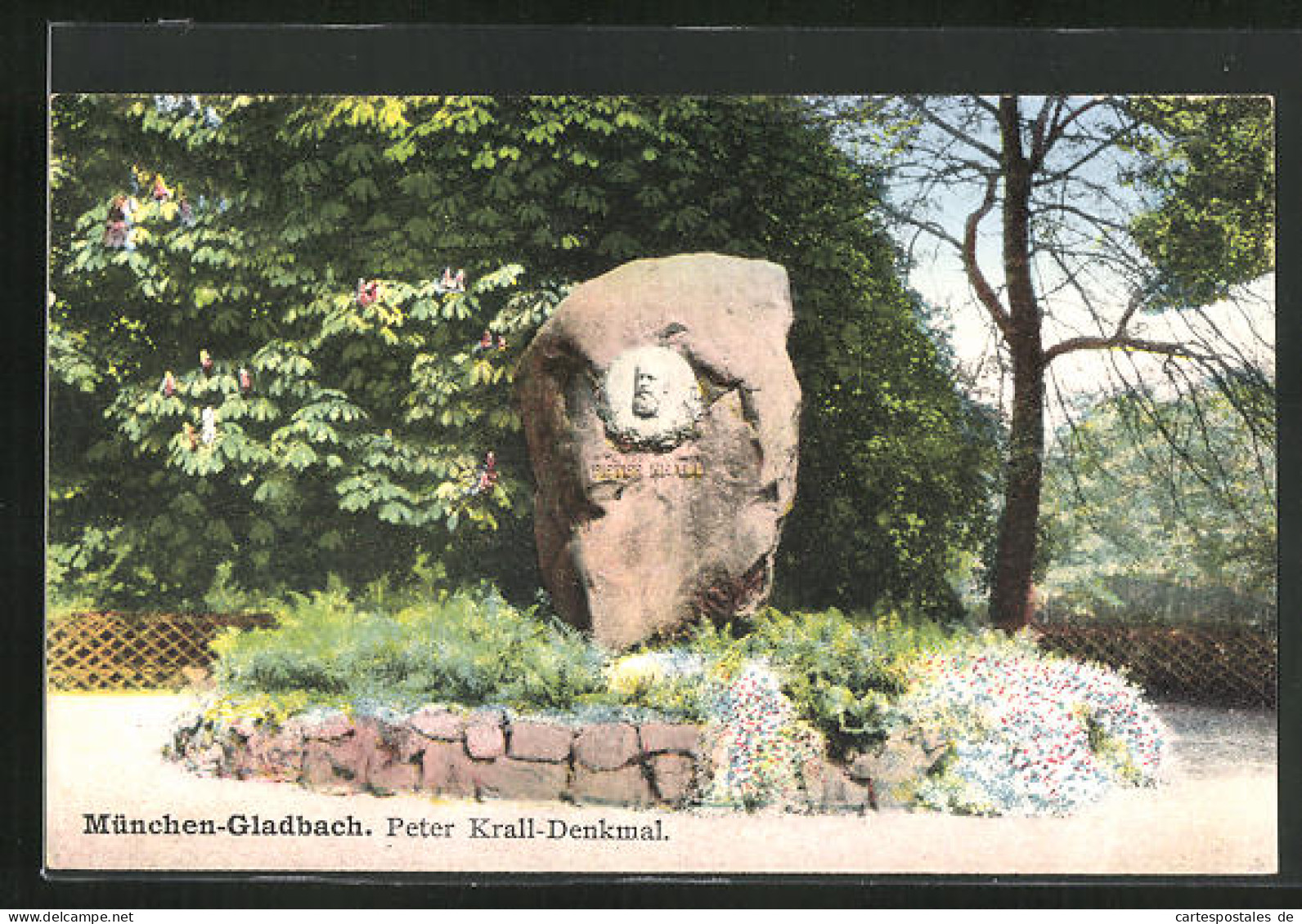 AK Mönchengladbach, Peter-Krall-Denkmal  - Moenchengladbach
