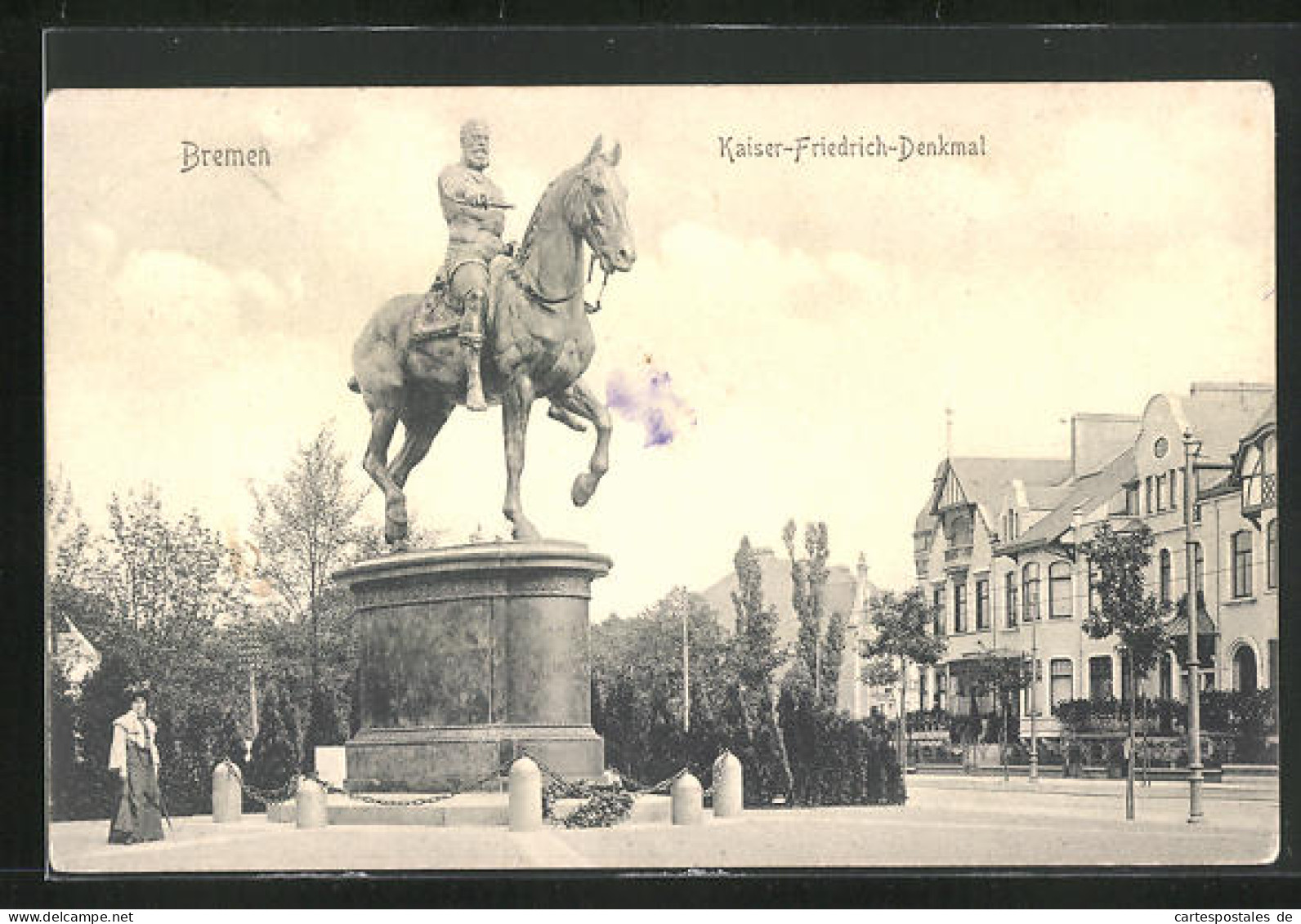 AK Bremen, Kaiser-Friedrich-Denkmal  - Bremen