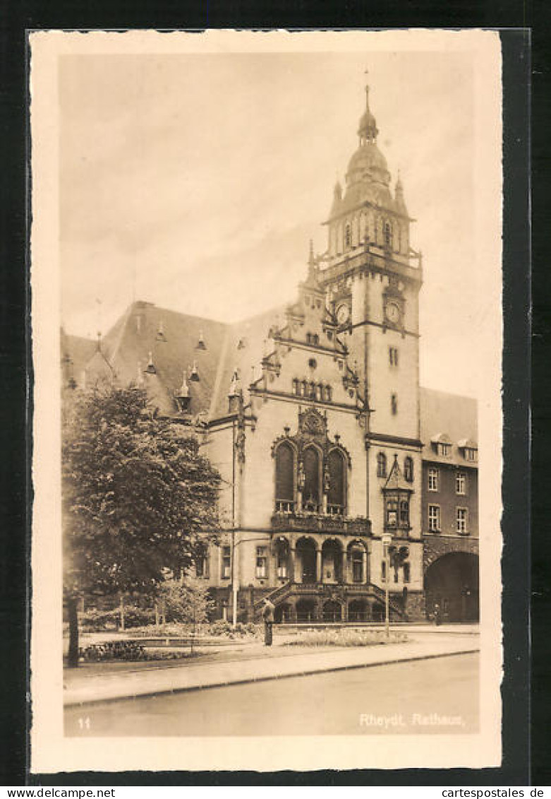 AK Rheydt, Strassenpartie Mit Rathaus  - Andere & Zonder Classificatie