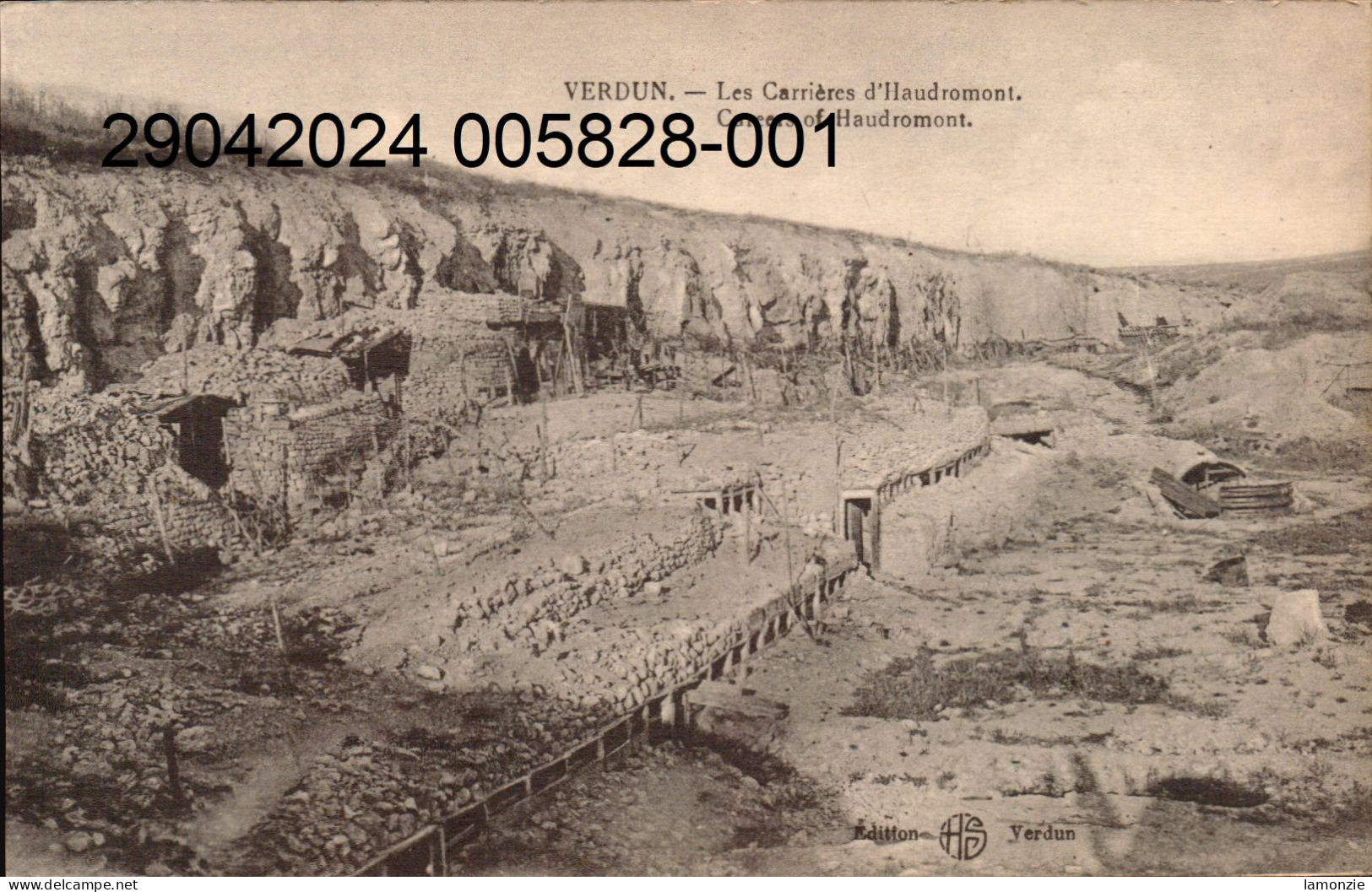 VERDUN.   Cpa   - Les Carrières D' Haudromont.. (scans Recto-verso) - Verdun