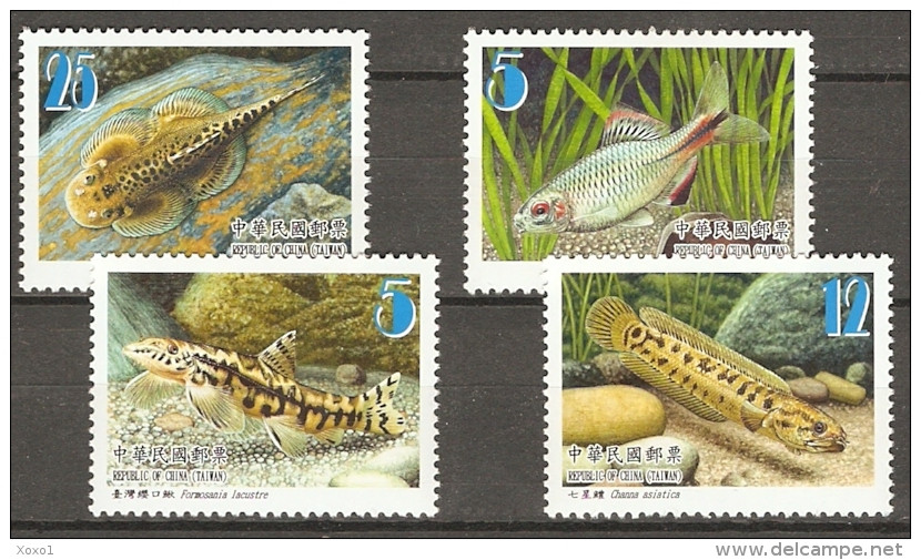 China Taiwan 2012 MiNr. 3676 - 3679 Fische Fishes -II  4v MNH** 2,80 € - Altri & Non Classificati