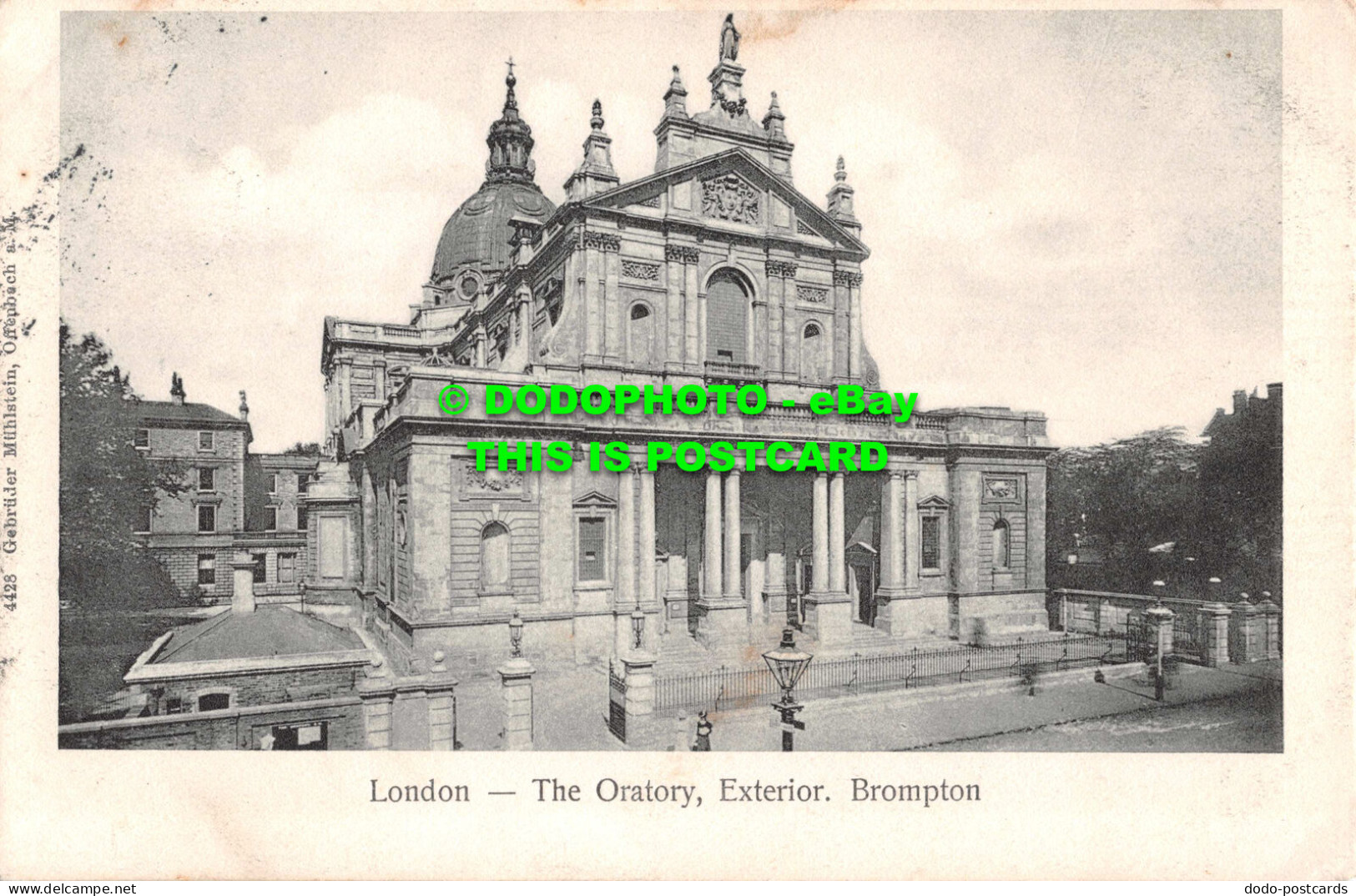 R543038 London. The Oratory. Exterior. Brompton. Gebruder Muhlstein. 1902 - Altri & Non Classificati