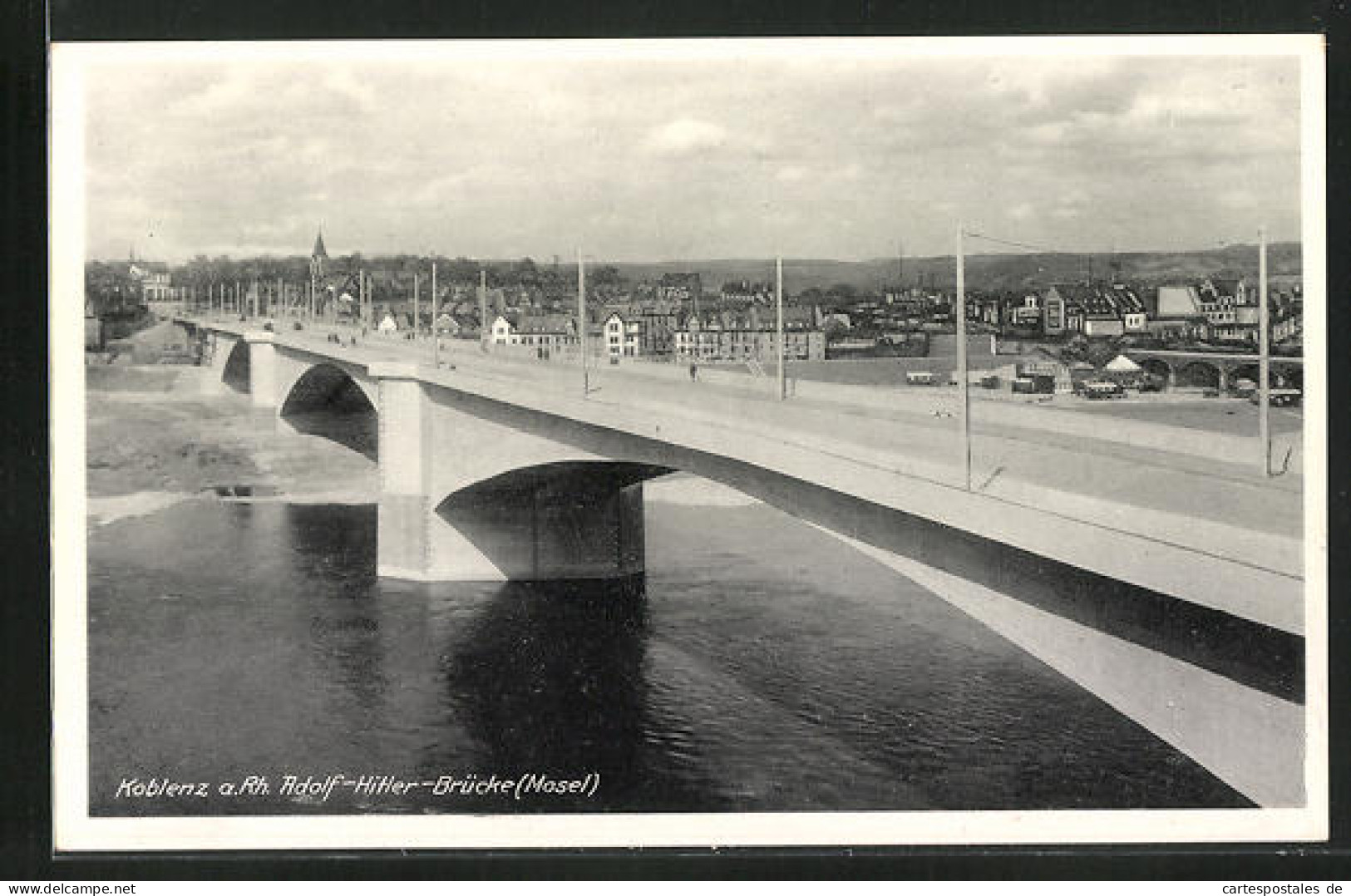 AK Koblenz, Brücke über Die Mosel  - Koblenz