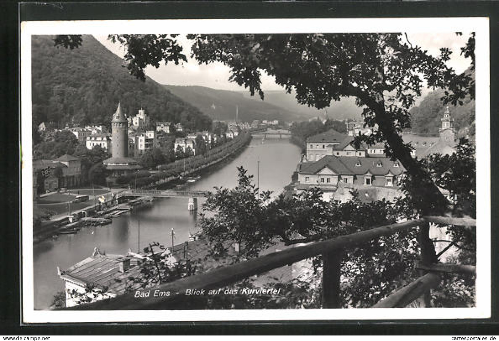 AK Bad Ems, Blick Auf Das Kurviertel  - Bad Ems