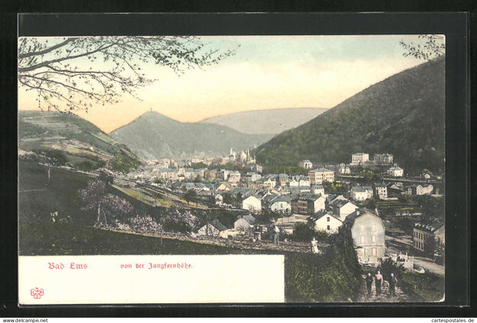 AK Bad Ems, Blick Von Der Jungfernhöhe  - Bad Ems