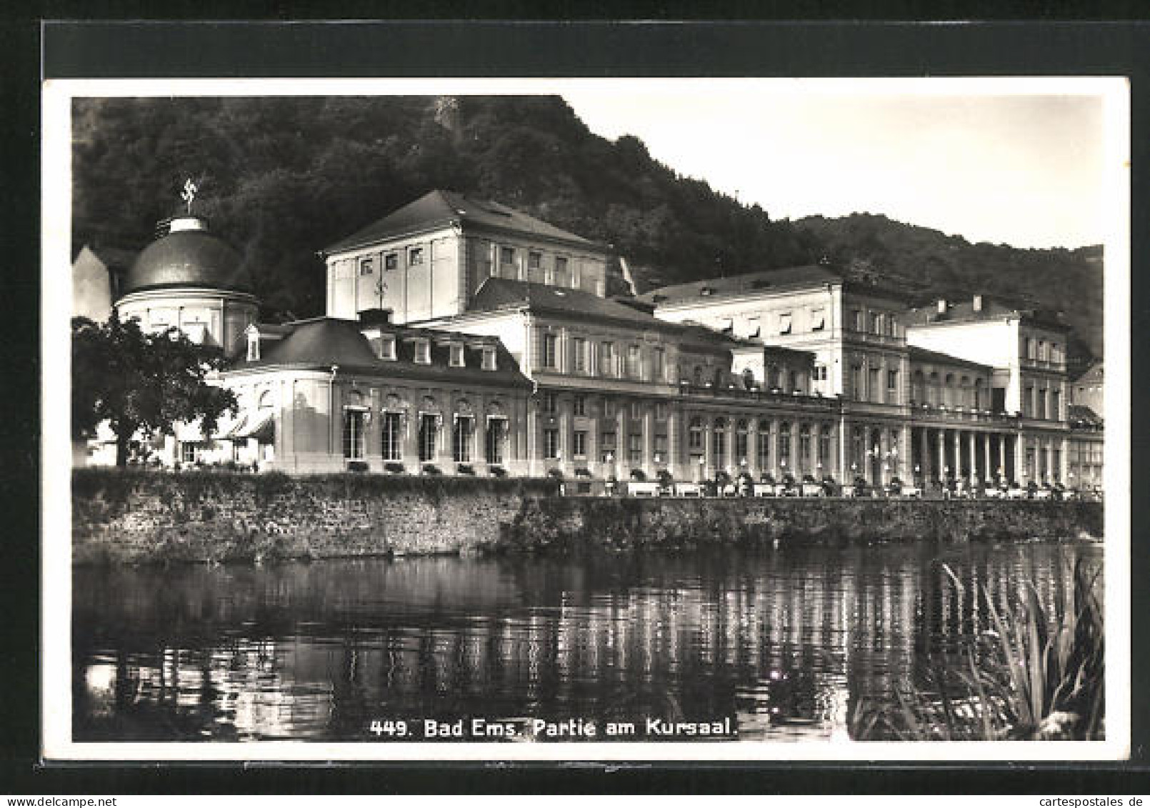 AK Bad Ems, Partie Am Kursaal  - Bad Ems