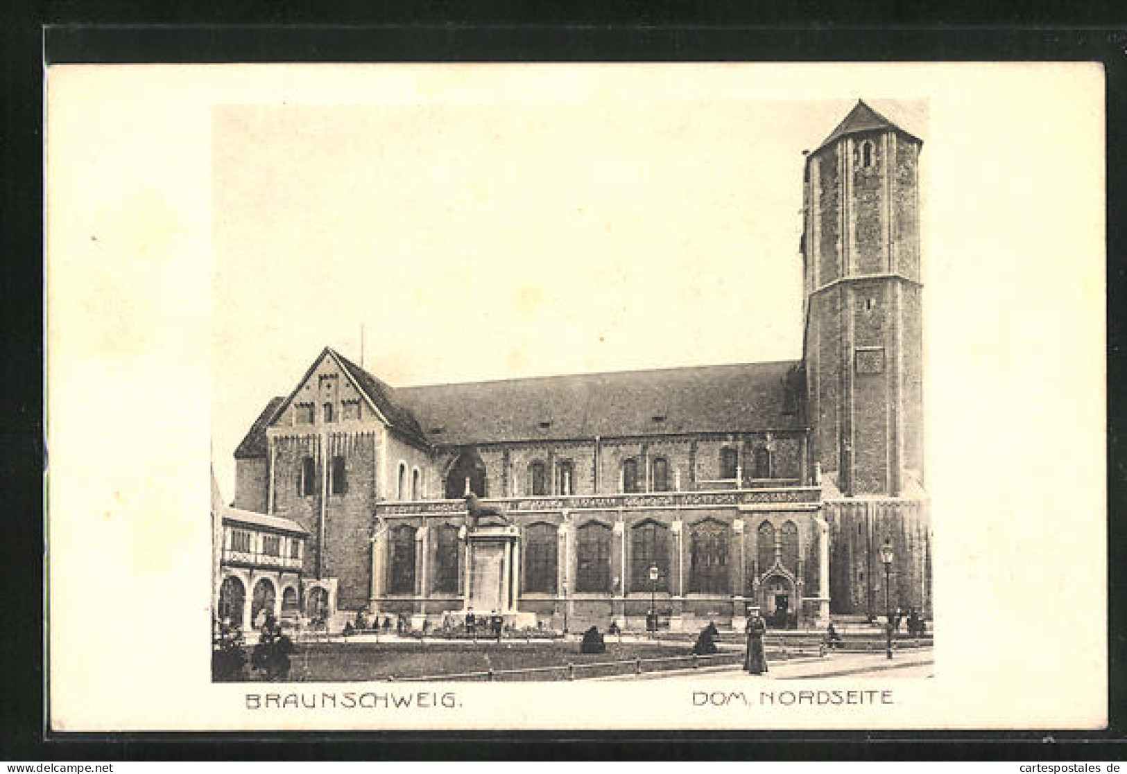 AK Braunschweig, Dom St. Blasii, Nordseite, Erbaut Von Heinrich Dem Löwen  - Braunschweig