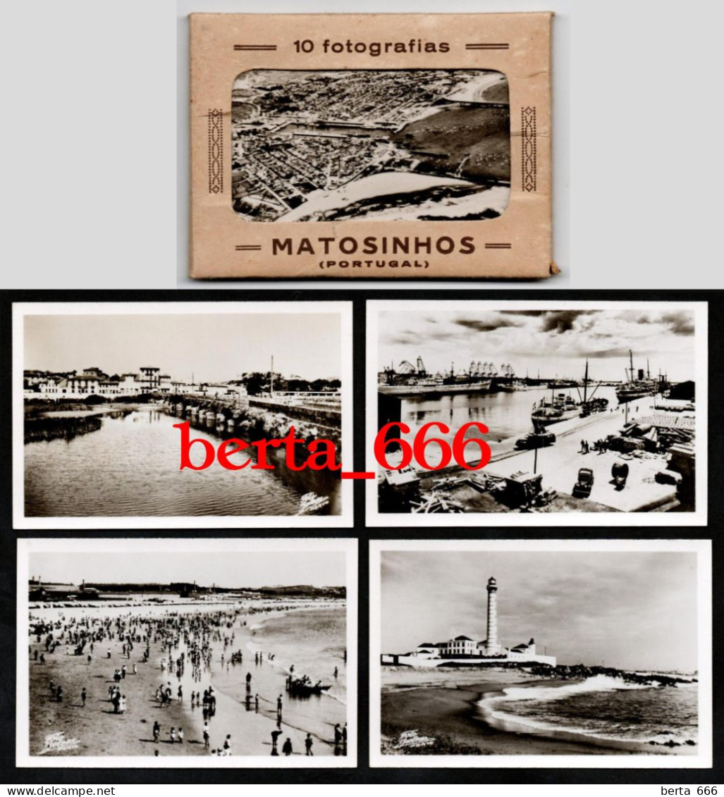 Matosinhos * Pochette Com 10 Postais Fotográficos Miniatura * Edição Comissão Municipal De Turismo - Porto