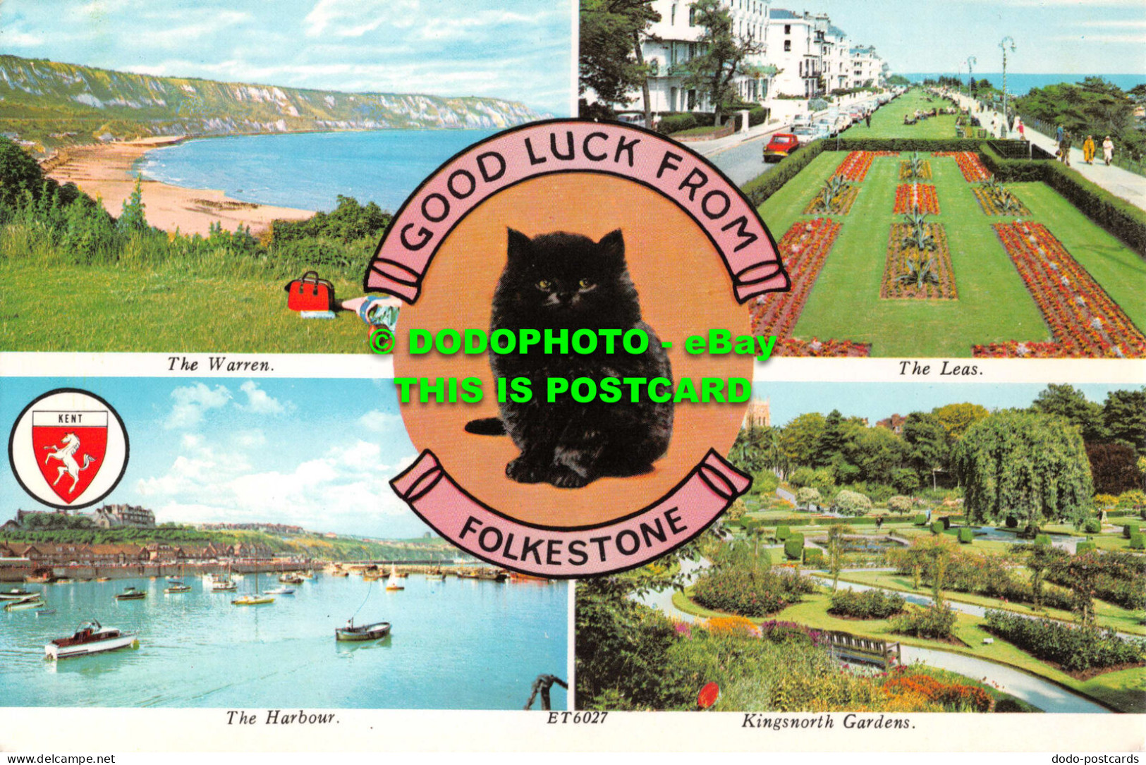 R543745 Good Luck From Folkestone. ET.6027. Elgate. Multi View - Monde