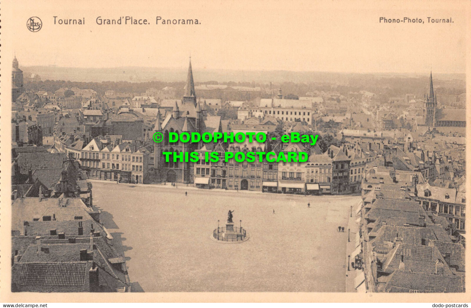R543489 Tournai. Grand Place. Panorama. Ern. Nels Thill. Phono - Monde