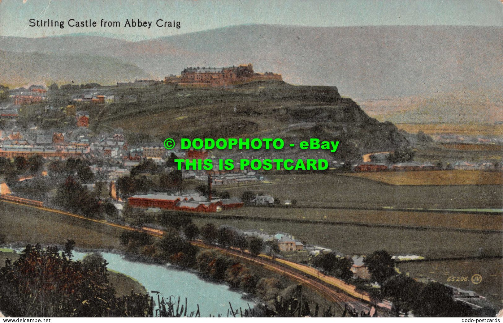 R543492 Stirling Castle From Abbey Craig. Valentine Series - Monde