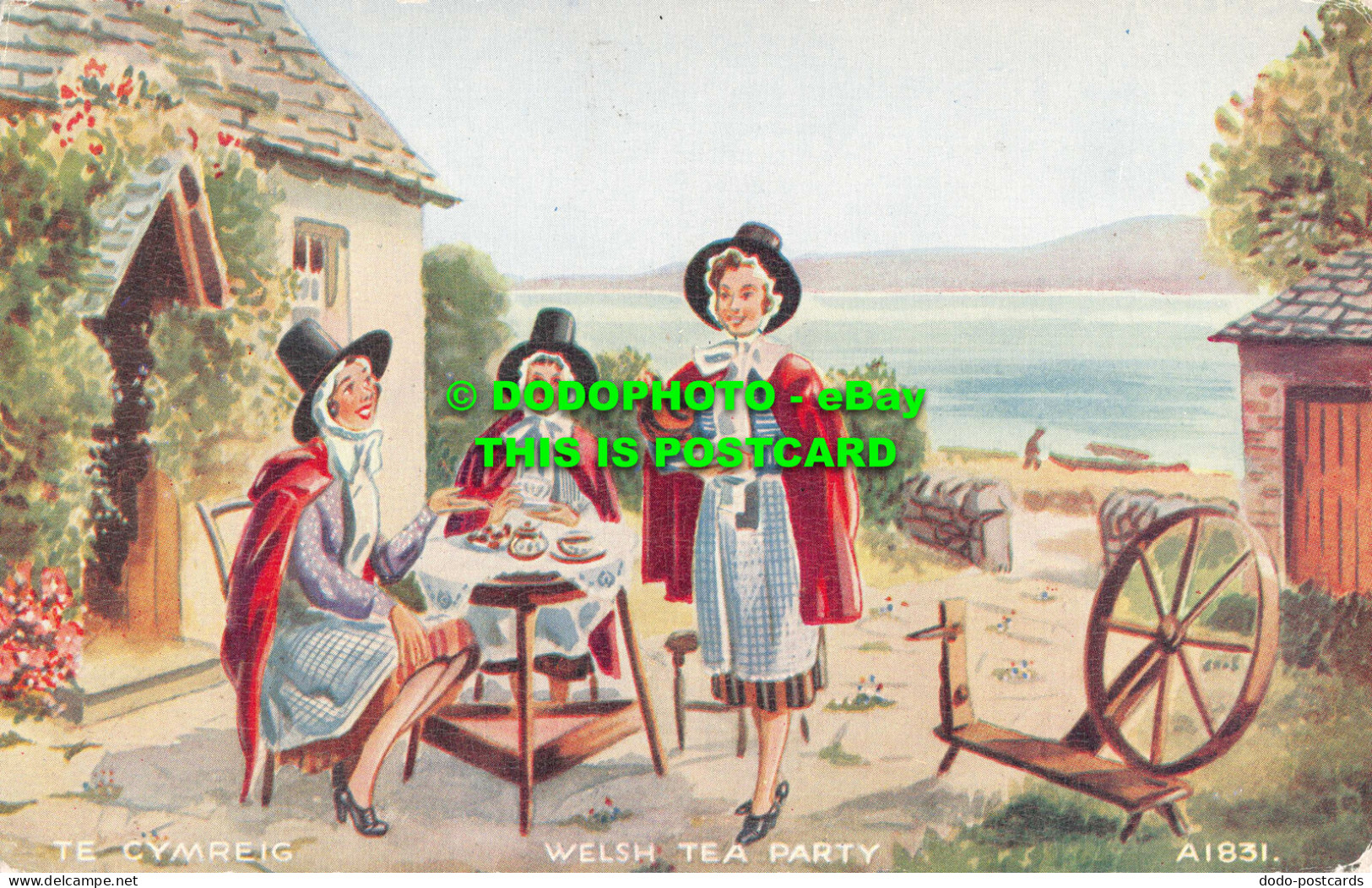 R543499 Te Cymreig. Welsh Tea Party. Valentine. Art Colour - Monde