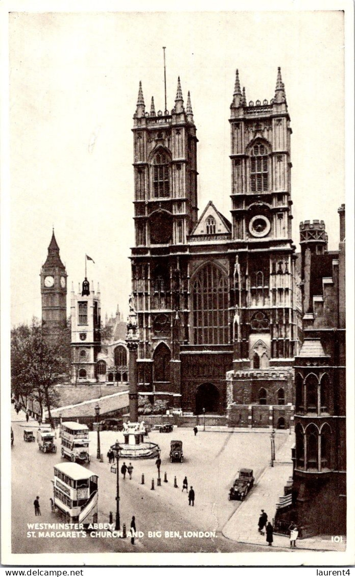 29-4-2024 (3 Z 21) Very Old - B/w - UK - London Westminster Abbey - Churches & Cathedrals