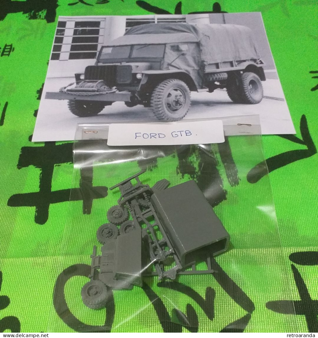 Kit Maqueta Para Montar Y Pintar - Vehículo Militar . Ford Gtb  - 1/72 - Vehículos Militares
