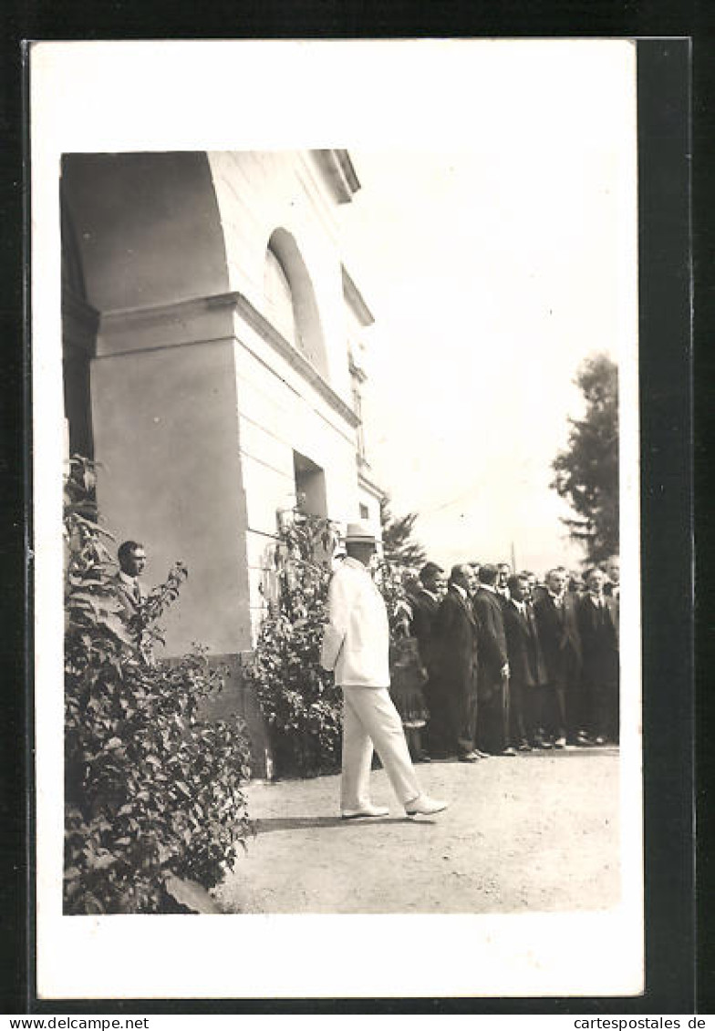 Foto-AK Präsident Masaryk (TGM) Von Slowenien  - Uomini Politici E Militari