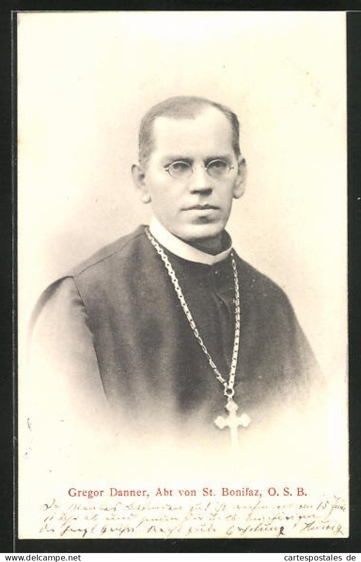 AK Gregor Danner, Abt Von St. Bonifaz O.S.B  - Altri & Non Classificati