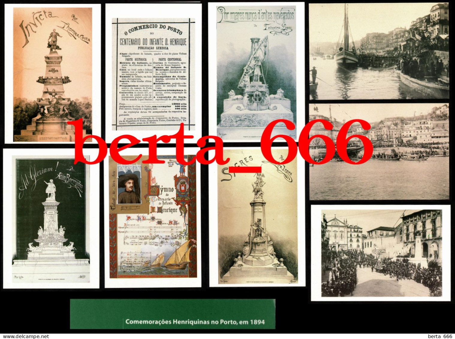 Comemorações Henriquinas No Porto Em 1894 * Pochette 18 Postais * Arquivo Histórico Da Câmara Municipal Do Porto - Porto