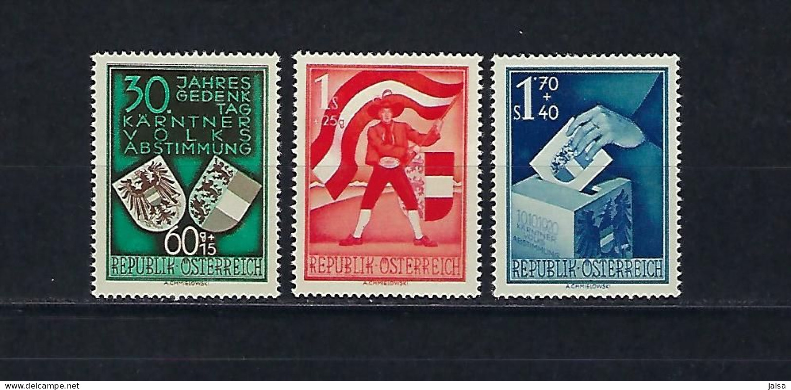 AUSTRIA. Año1950. 30 Aniversario Del Plebiscito De Carintia. - Unused Stamps