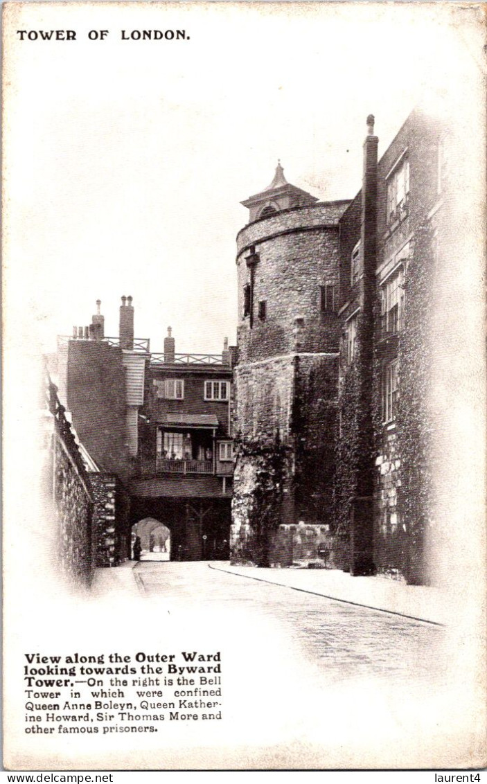 29-4-2024 (3 Z 21) Very Old B/w - UK - Tower Of London (2 Postcards) - Châteaux