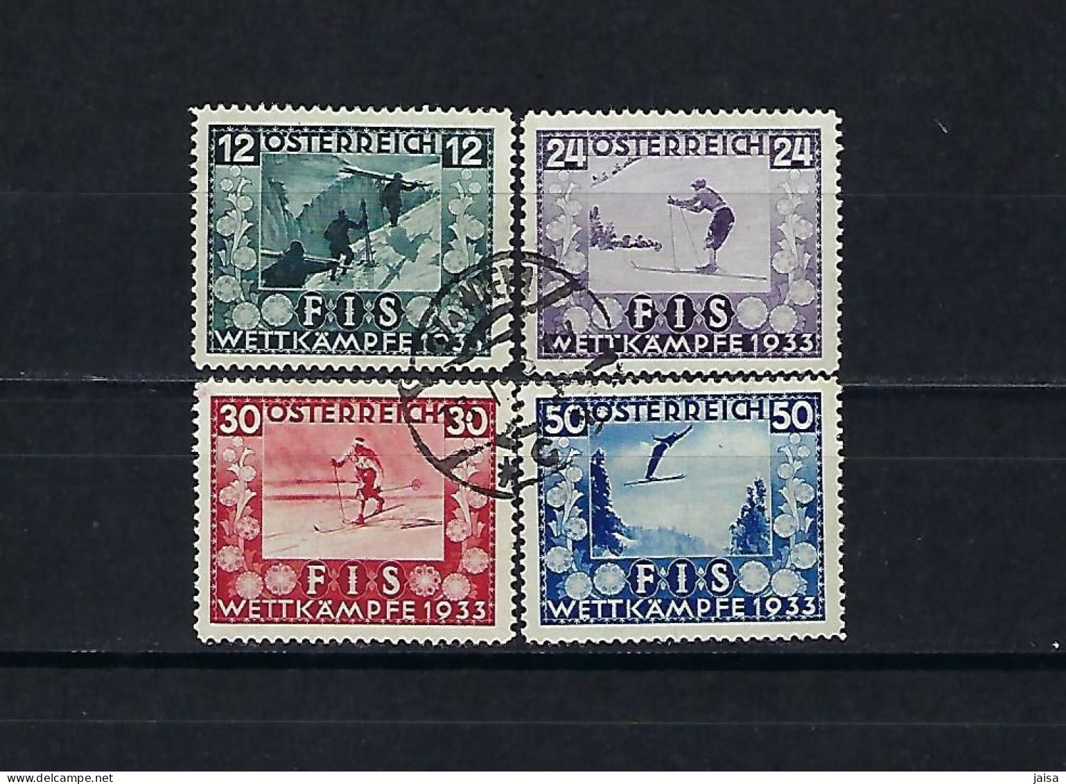 AUSTRIA. Año 1939. Congreso De La Federación Internacional De Esqui. - Used Stamps