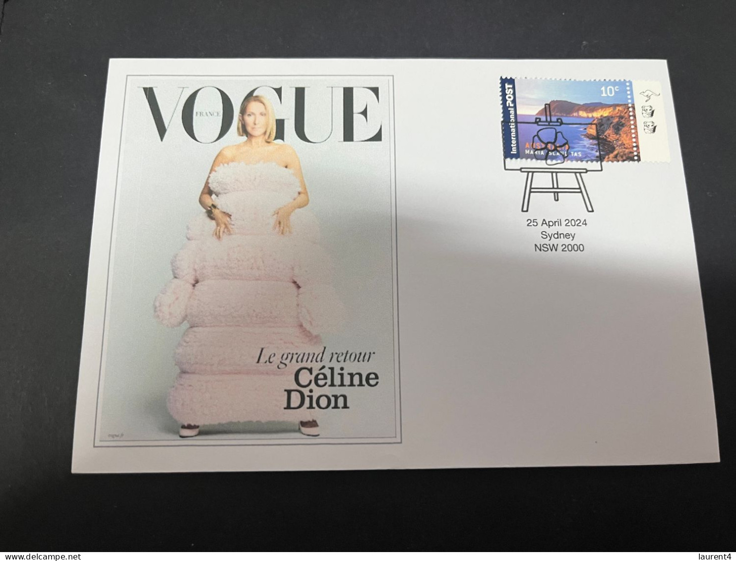 29-4-2024 (3 Z 22) Canada Singer CELINE DION In France Vogue Magazine Cover (Le Grand Retour) - Music