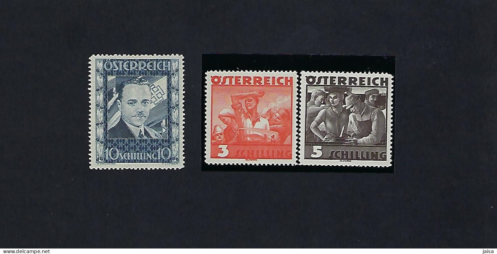 AUSTRIA. Año 1936. Canciller Dollfuss. - Ungebraucht