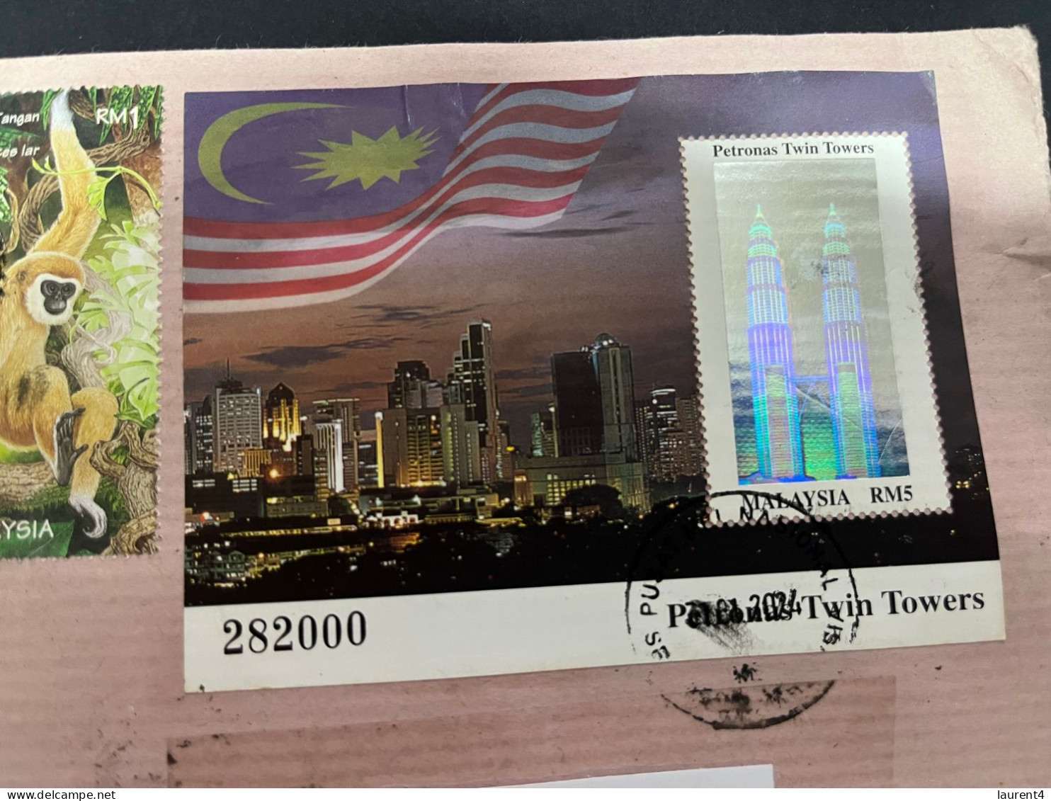 29-4-2023 (3 Z 22) Letter (posted To Australia 2024) Malaysia (with Special Mini-sheet) 25 X 13 Cm Large - Malaysia (1964-...)