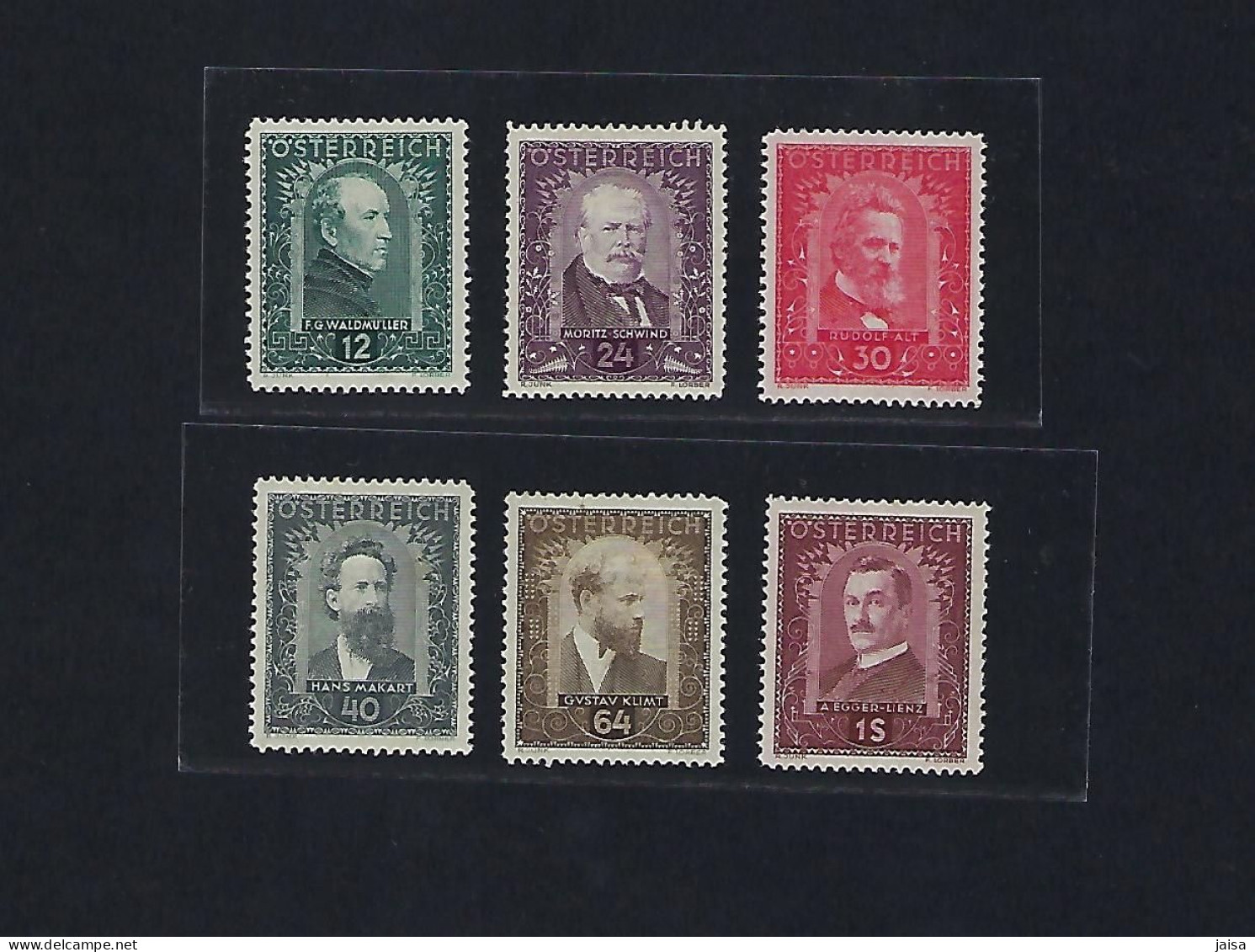 AUSTRIA. Año 1932. Pintores. - Unused Stamps