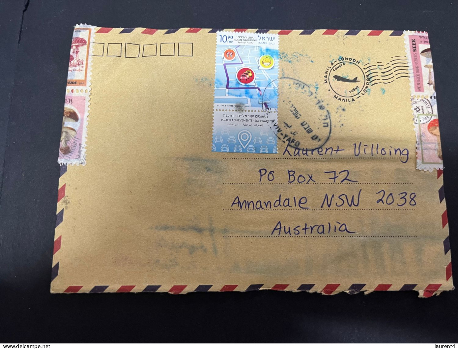 29-4-2023 (3 Z 22) Letter (posted To Australia 2024) Israel - Briefe U. Dokumente