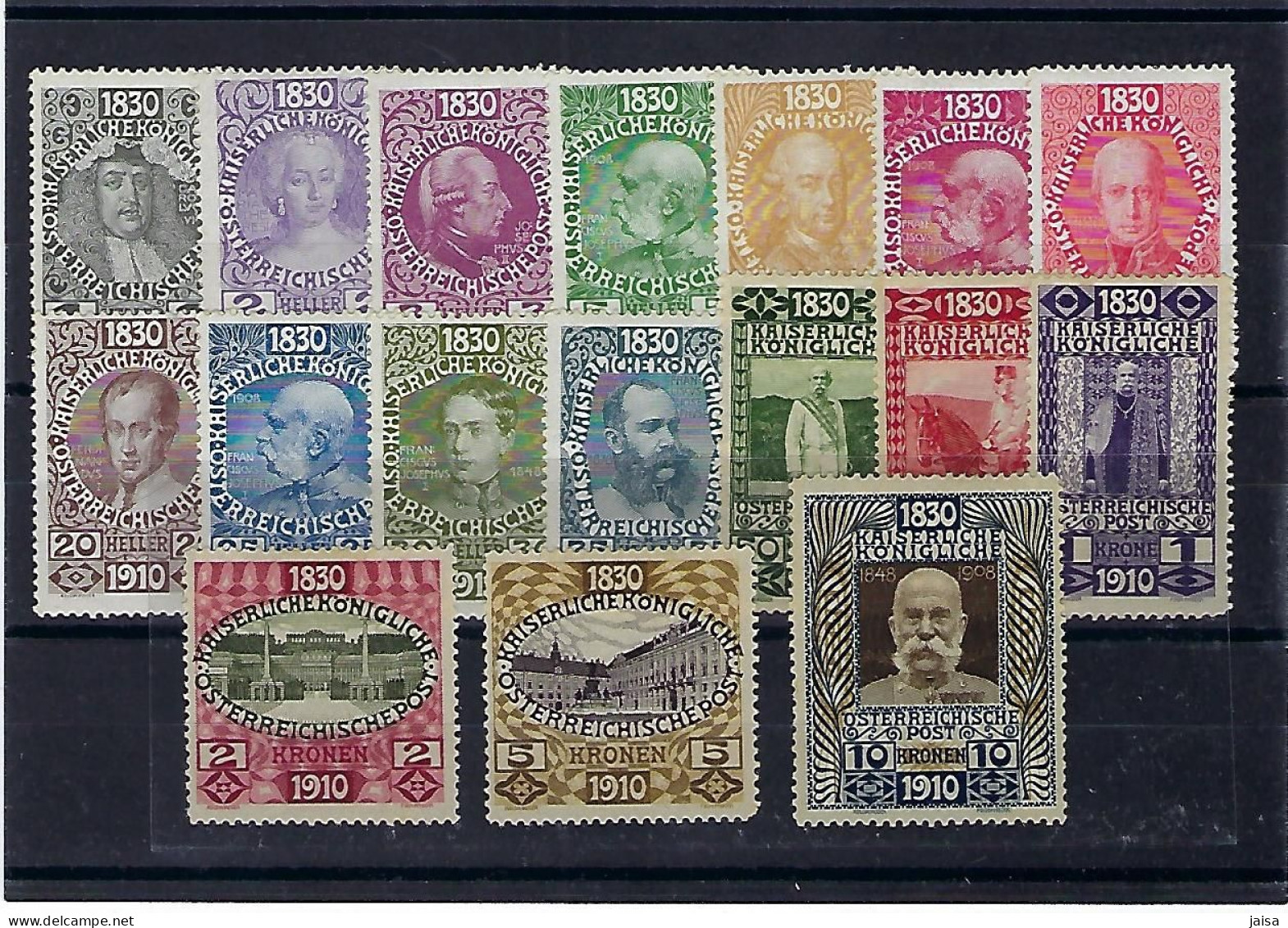 AUSTRIA. Año 1918. 80 Aniversario De Francisco José I. - Unused Stamps