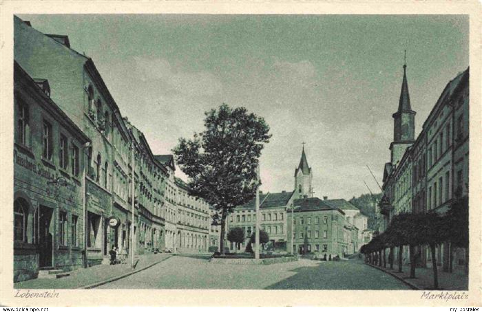 73973780 Lobenstein_Bad Marktplatz - Sonstige & Ohne Zuordnung