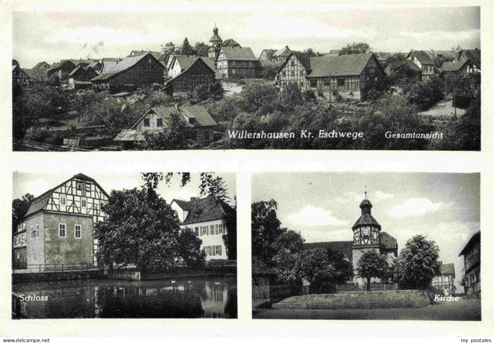 73973736 Willershausen_Eschwege Gesamtansicht Schloss Kirche - Other & Unclassified