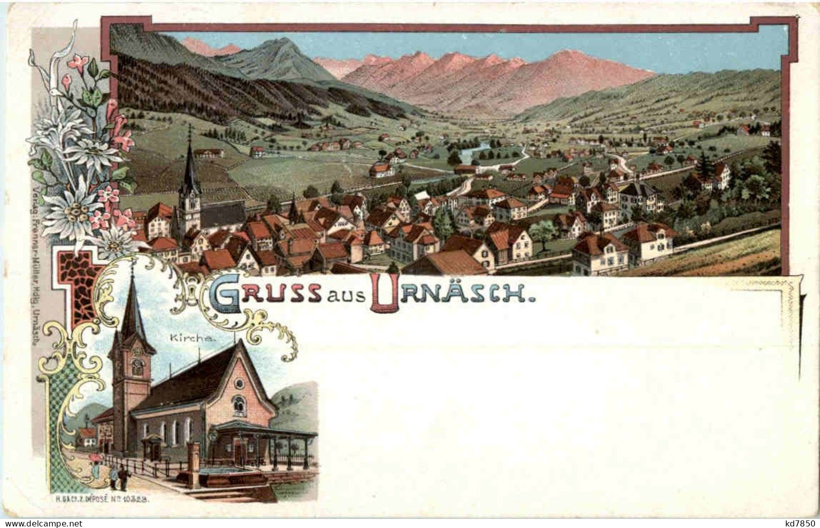 Gruss Aus Urnäsch - Litho - Urnäsch