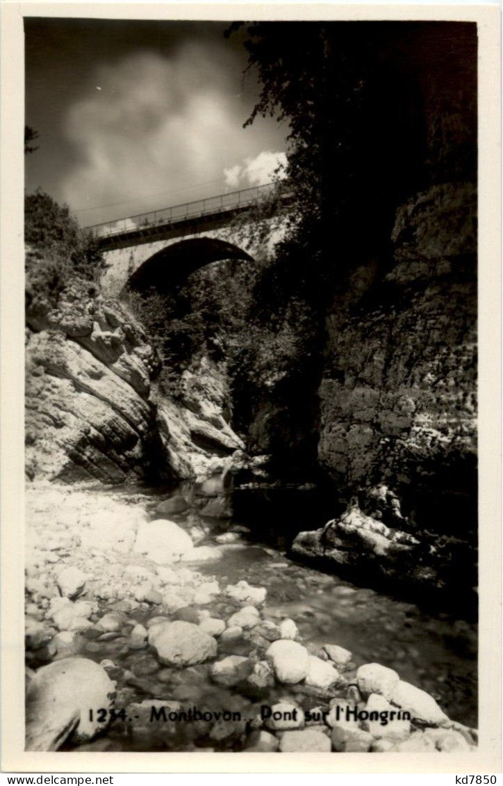 Montbovon - Pont Sur L Hongrin - Montbovon