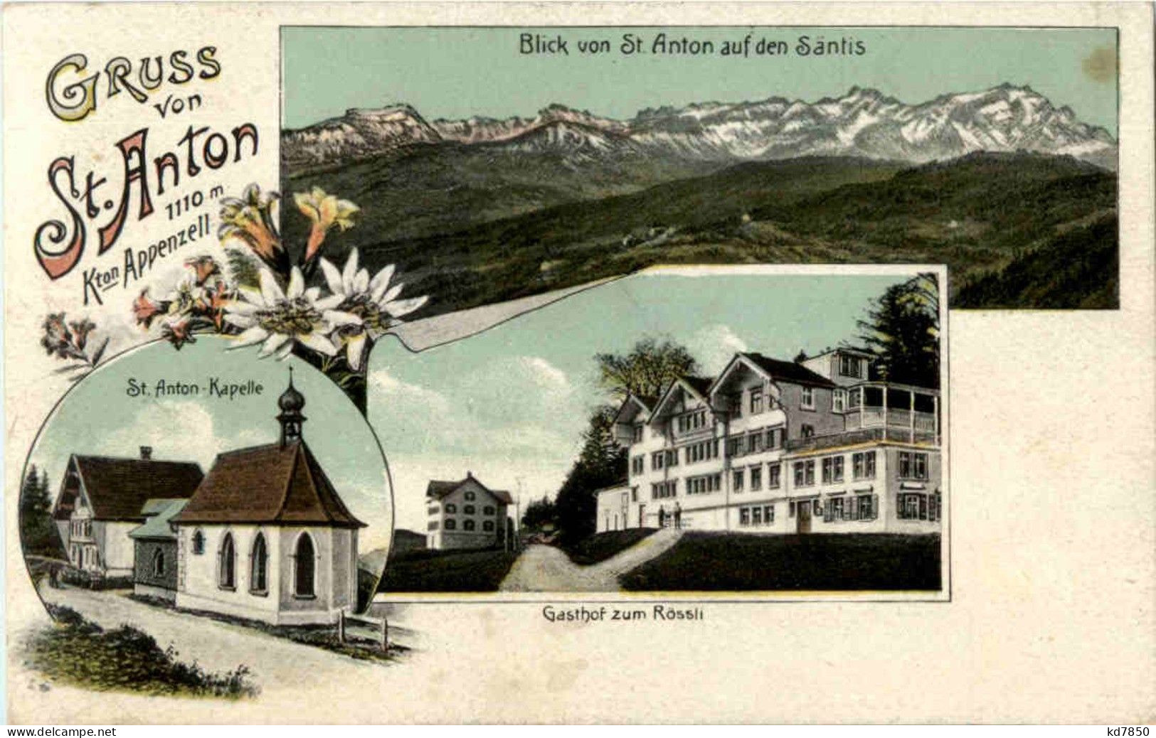 Gruss Von St. Anton - Gasthaus Rössli - Andere & Zonder Classificatie