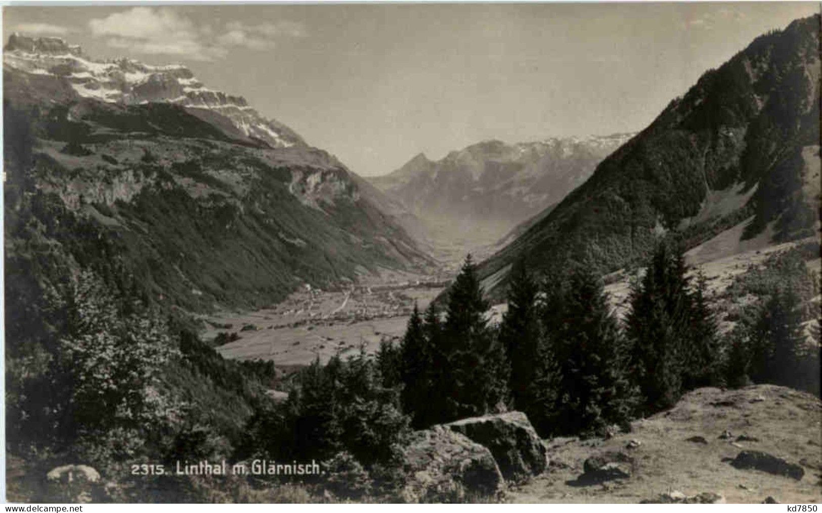 Linthal Mit Glärnisch - Linthal