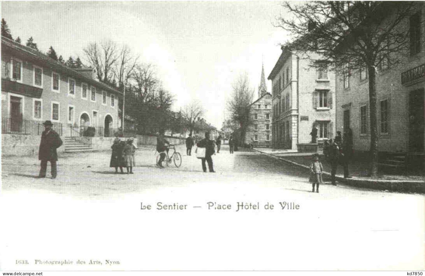 Le Sentier - Place Hotel De Ville - Repro - Altri & Non Classificati