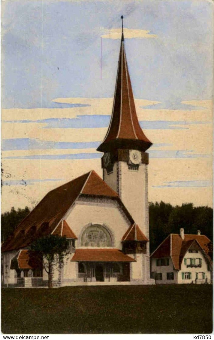 Spiez - Kirche Und Pfarrhaus - Spiez