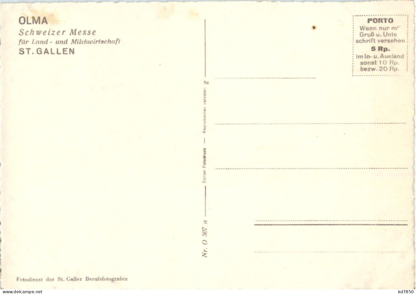 St. Gallen - OLMA - Saint-Gall