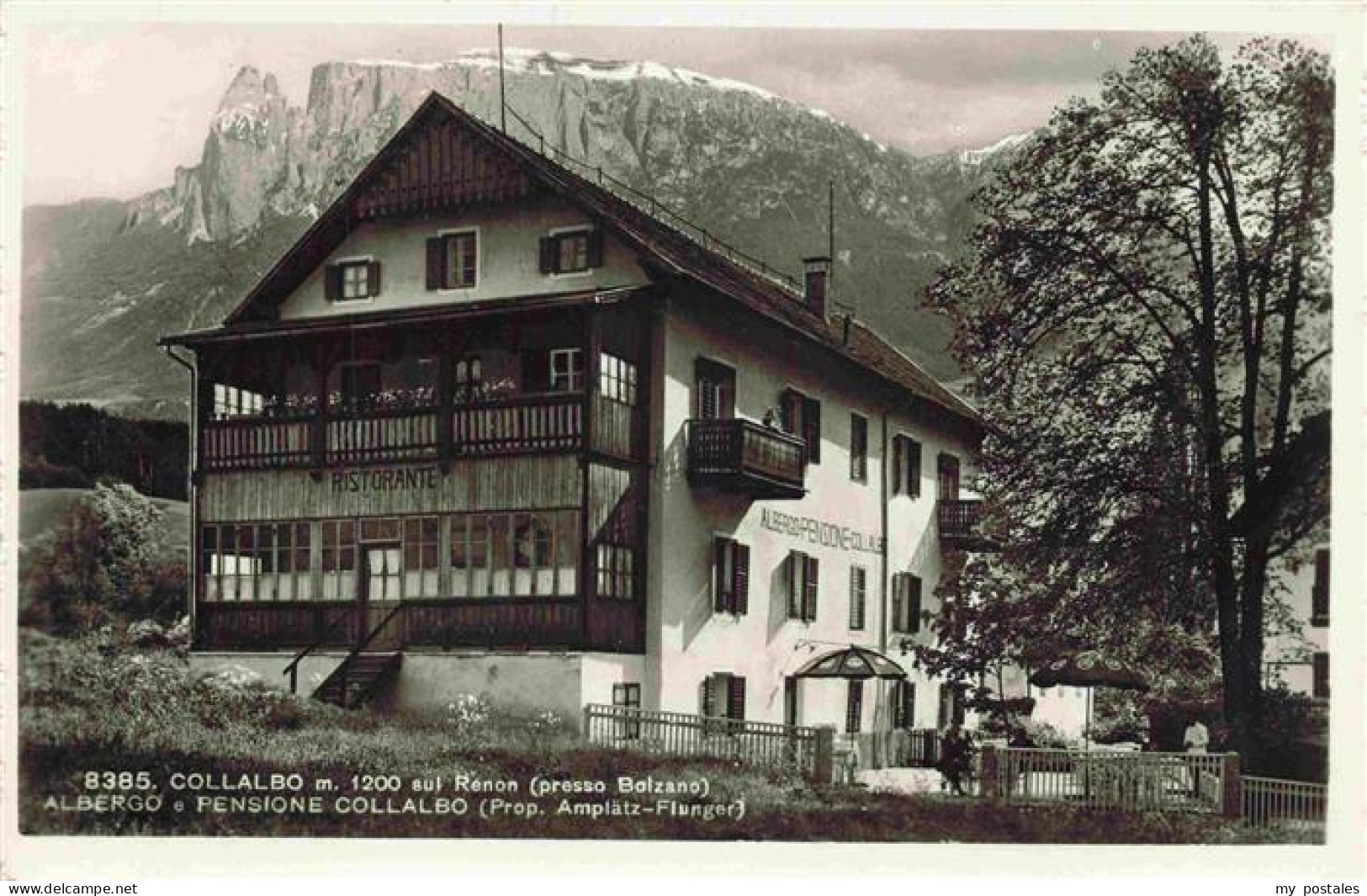 73973668 Collalbo_Renon_Klobenstein_Ritten_Suedtirol_IT Albergo Pensione Collalb - Autres & Non Classés