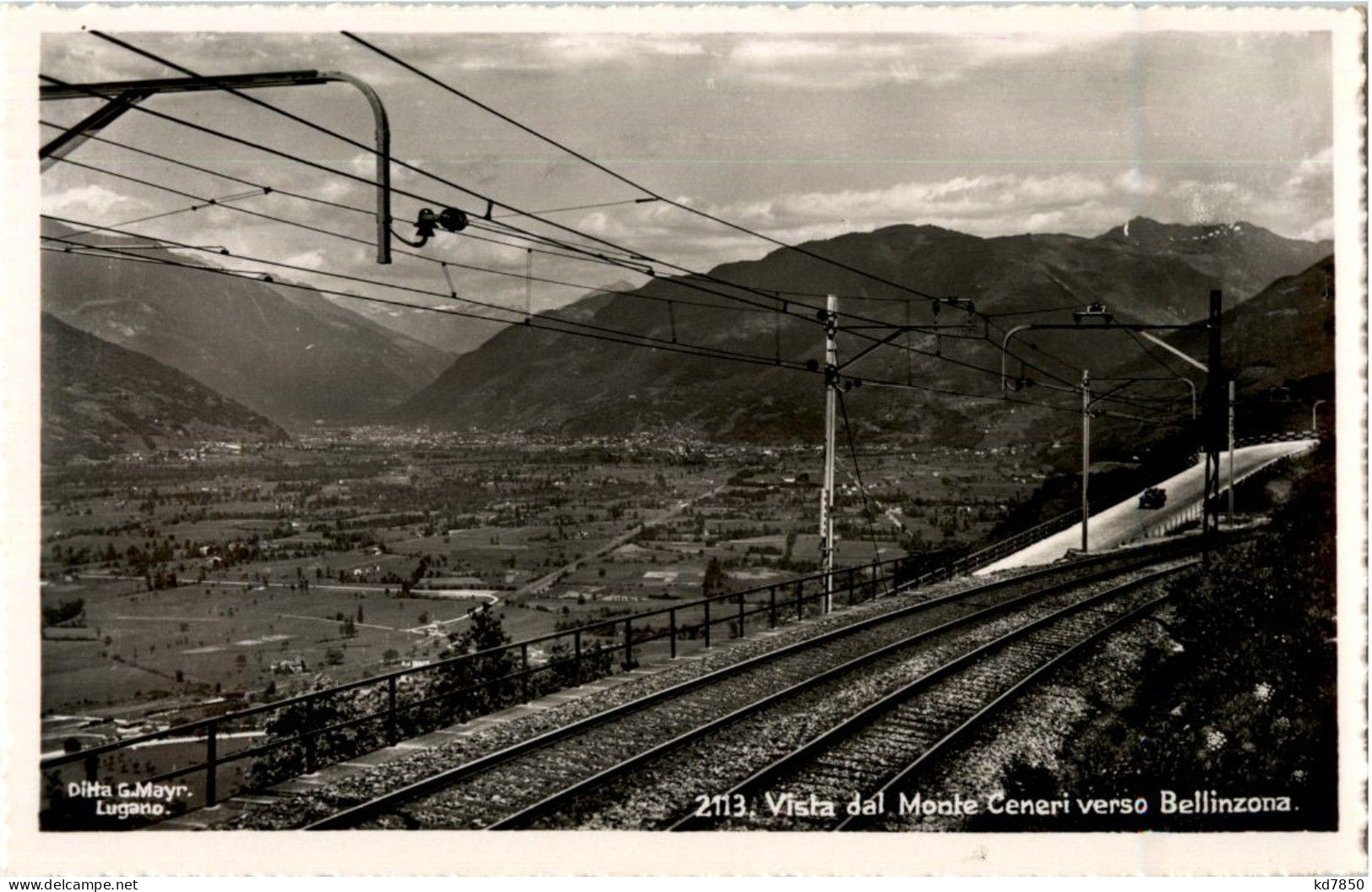 Vista Dal Monte Ceneri Verso Bellinzona - Bellinzone