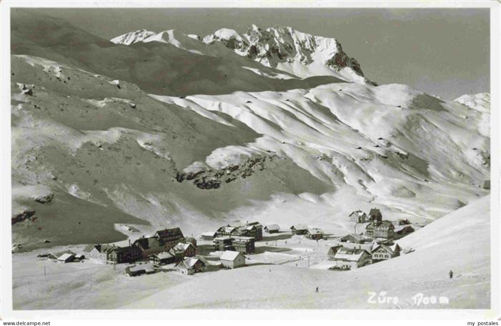 73973660 Zuers_Arlberg Panorama Wintersportplatz Alpen - Autres & Non Classés