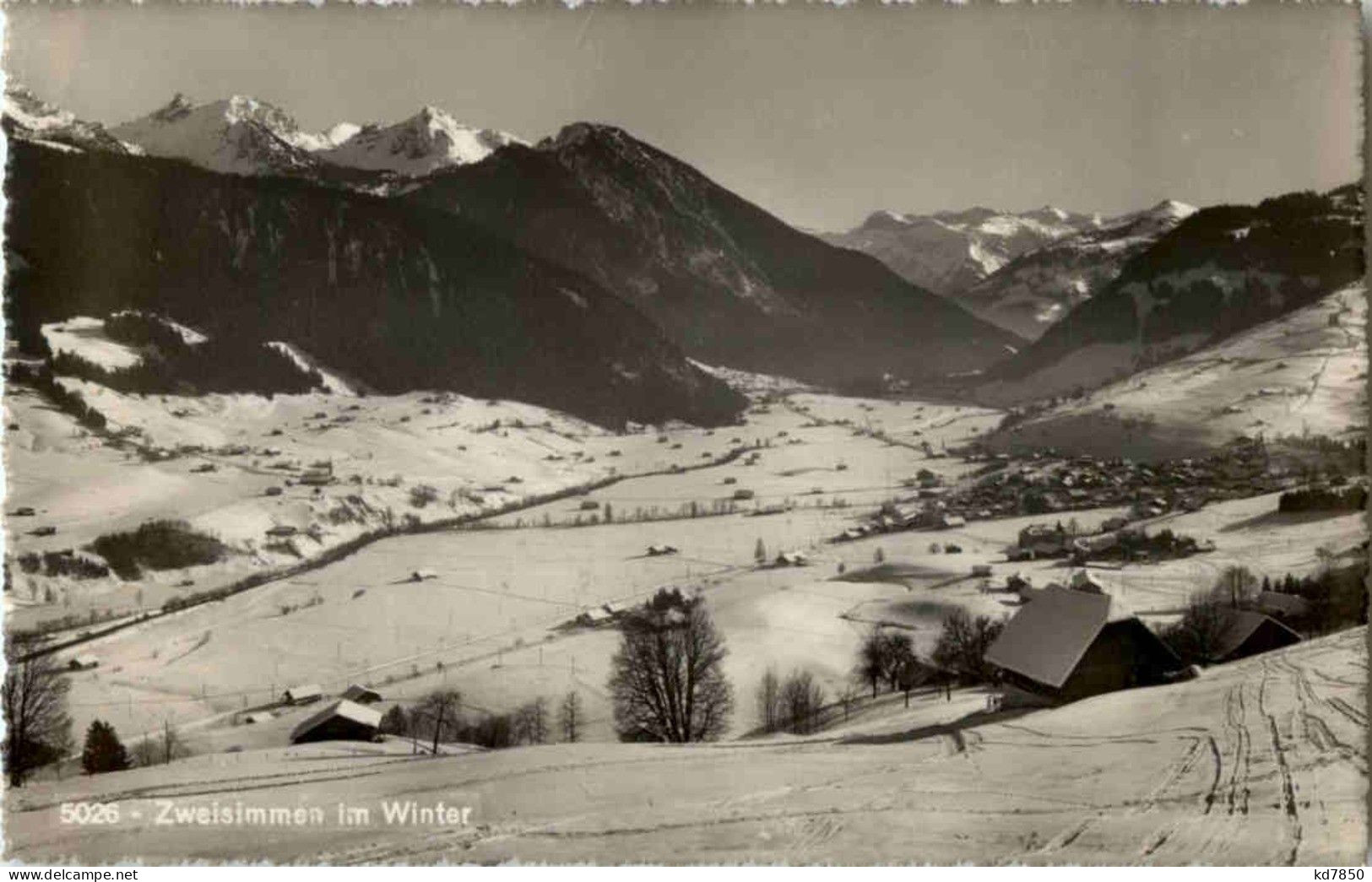 Zweisimmen Im Winter - Zweisimmen