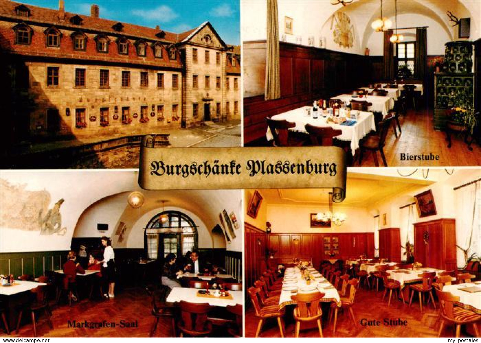 73941805 Kulmbach Burgschaenke Plassenburg Bierstube Markgrafen-Saal Gute Stube - Kulmbach