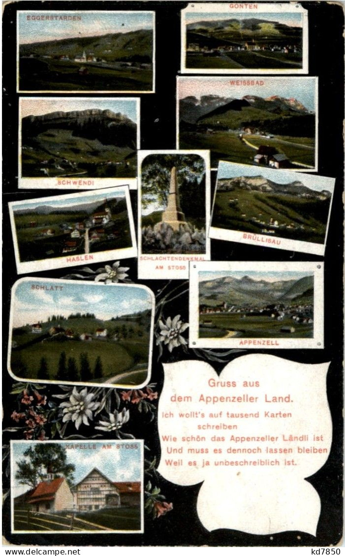 Gruss Aus Dem Appenzeller Land - Gonten Stoos - Gonten