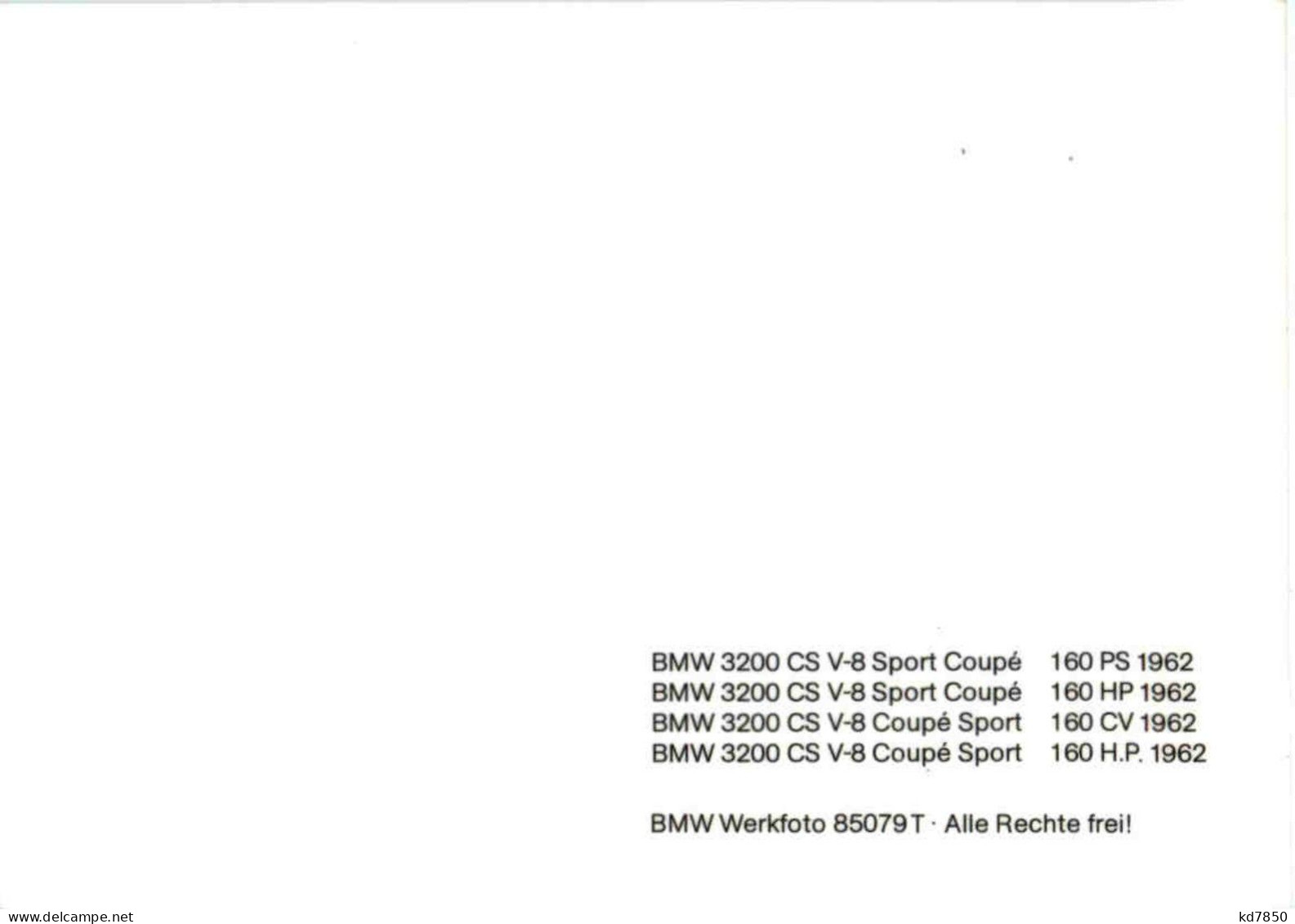 BMW 3200 - Passenger Cars